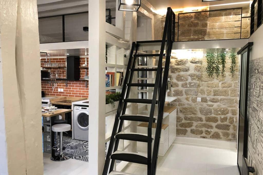巴黎Loft Nazareth Quartier Du Marais公寓 外观 照片